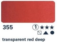 Akvarelová barva Horadam 1/2 – 355 transparent red deep