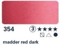 Akvarelová barva Horadam 1/2 – 354 madder red dark