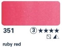 Akvarelová barva Horadam 1/2 – 351 ruby red
