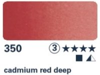 Akvarelová barva Horadam 1/2 – 350 cadmium red deep