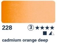 Akvarelová barva Horadam 1/2 – 228 cadmium orange deep
