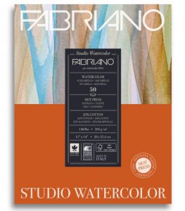 Akvarelový blok Fabriano HP 300g 20,3x25,4cm