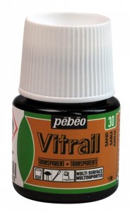 Barva na sklo Vitrail 45ml – 30 pískově hnědá