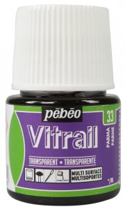 Barva na sklo Vitrail 45ml – 33 fialová parma