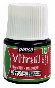 Barva na sklo Vitrail 45ml – 26 fialová