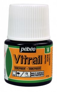 Barva na sklo Vitrail 45ml – 14 žlutá primární