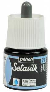 Barva na hedvábí Setasilk 45ml – 29 černá