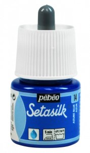 Barva na hedvábí Setasilk 45ml – 14 modrá azurová