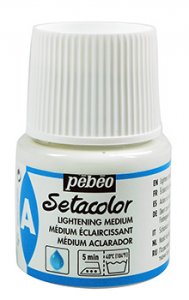 Zesvětlovací medium Setacolor pro barvy na textil 45ml