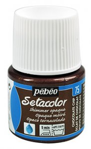 Barva na textil Setacolor 45 ml – 75 čokoládová perleťová
