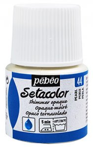 Barva na textil Setacolor 45 ml – 44 bílá perleťová