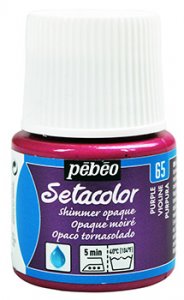 Barva na textil Setacolor 45 ml – 65 purpurová perleťová