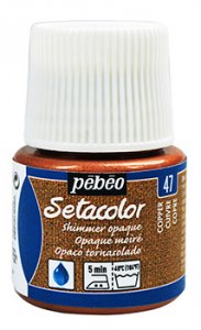 Barva na textil Setacolor 45 ml – 47 světle měděná perleťová