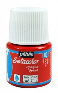 Barva na textil Setacolor 45 ml – 80 červená