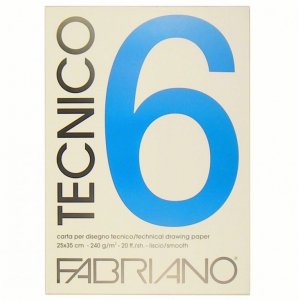 Fabriano Tecnico 6 hrubý 220g 25x35cm blok
