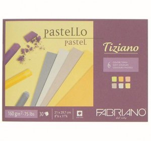 Blok pro pastel Tiziano soft colour A4 160g