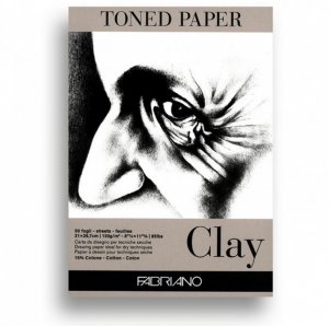 Fabriano toned paper A4 120g jemně šedý skicák
