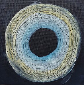 Circle, acrylic on canvas
