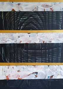 Stripes, acrylic on canvas