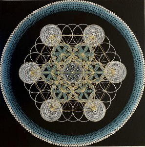 Mandala "Metatronova krychle"