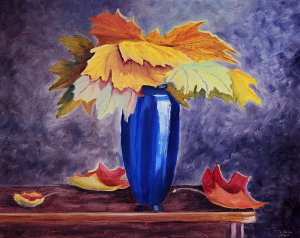 "Herbst in einer Vase"