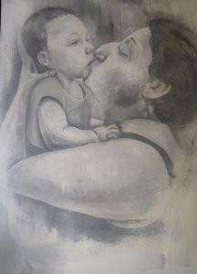 Frau und Kind
