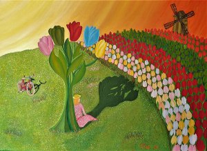 V tieni tulipánov