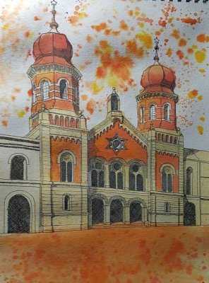 Podzimní Velká synagoga