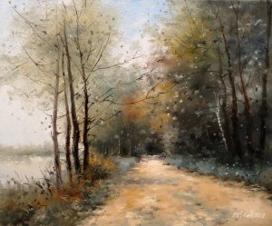 Romantická krajina - Lesní cestou
