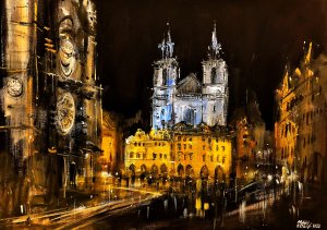 Praha - Noční Staromák