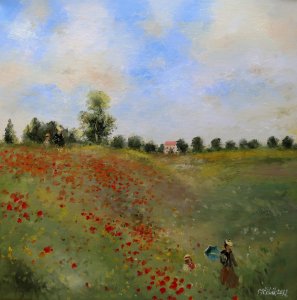 Pocta Monetovi - Poppies At Argenteuil