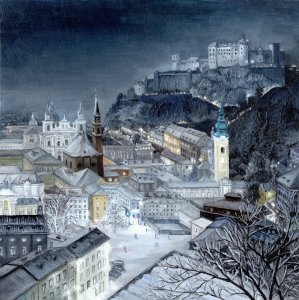 Salzburg v zimě