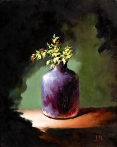 Vase avec fleurs