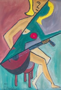 Dívka s mandolinou