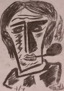 Porträt eines Mannes mit einer Pfeife XXI.