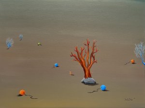 Landscape with corals