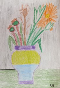 Still life - flower in a vase II.