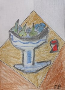Still life - fruit bowl