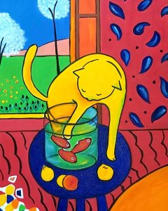 Žlutá kočka