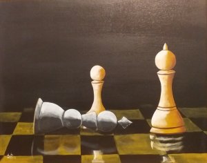 V šachu