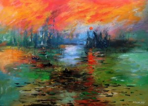 Abstrakcyjny Monet