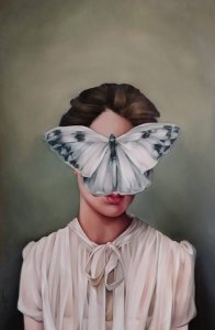 Schmetterlingsfrau