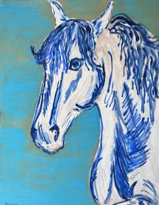 Modrý kôň
