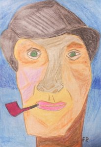 Portret mężczyzny z fajką - XLVI.