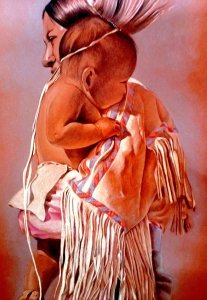 Native american Madona