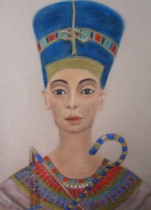 La regina Nefertiti d'Egitto