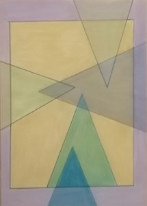 Triângulos coloridos