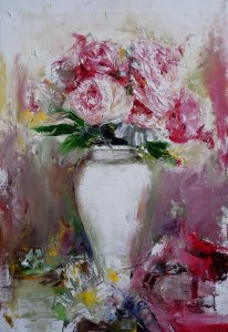 Peonies in a vase