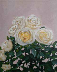 Impression of yellow roses