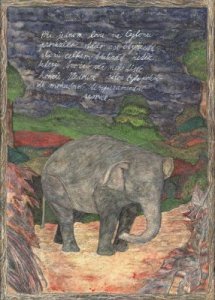 De la vida de los elefantes en Ceilán III.